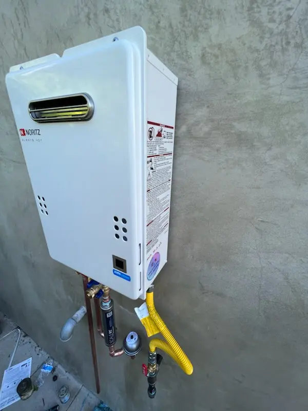 Tankless water heater installation for Damascus View homes